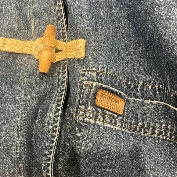 Ralph Lauren toggle denim jacket in size small vintage - Picture 4 of 7